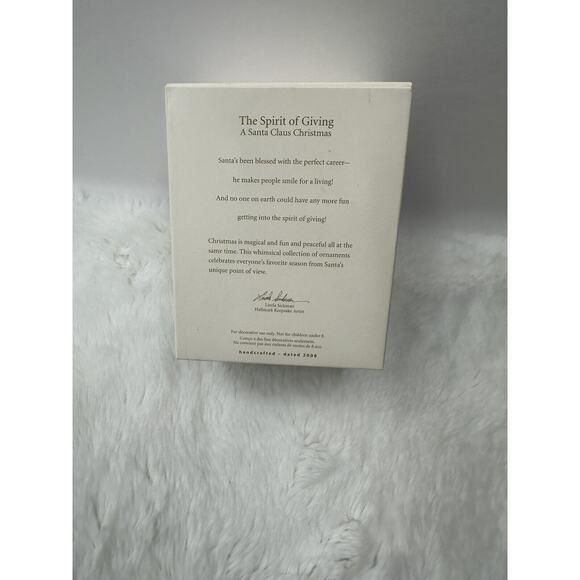 Hallmark - The Spirit of Giving - A Santa Claus Christmas Keepsake Ornament 2008 - Picture 3 of 7
